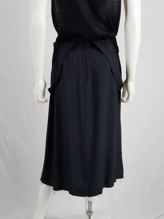 Vaniitas Maison Martin Margiela black dress worn as a skirt runway spring 2003 141215 copy