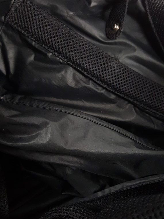 Vaniitas Margiela MM6 black mesh japanese bento bag 160916(0)