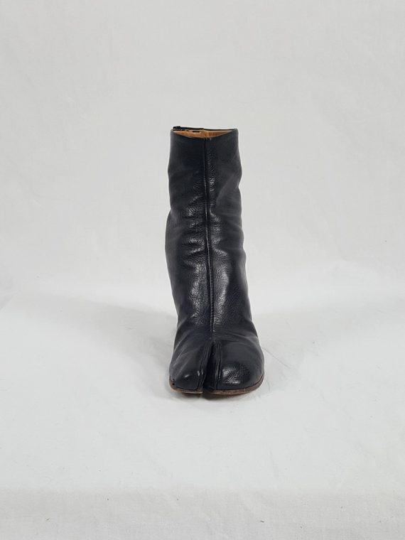 vaniitas Maison Martin Margiela black tabi boots with nails in the heel spring 2009 limited edition 155642