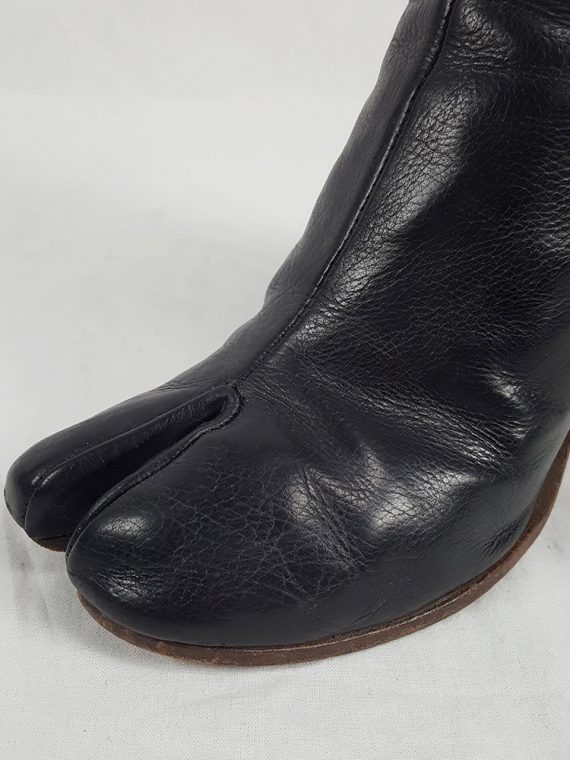 vaniitas Maison Martin Margiela black tabi boots with nails in the heel spring 2009 limited edition 155841