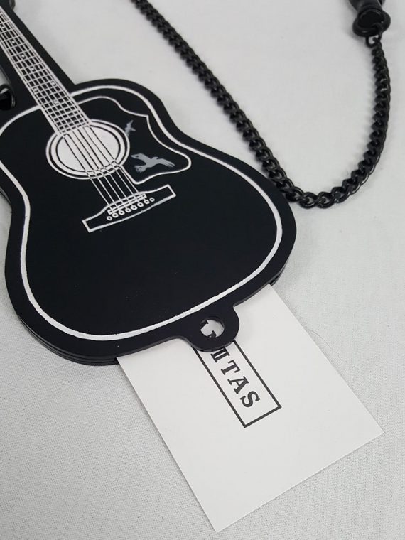 vaniitas Yohji Yamamoto black guitar card case with chain spring 2016 160516
