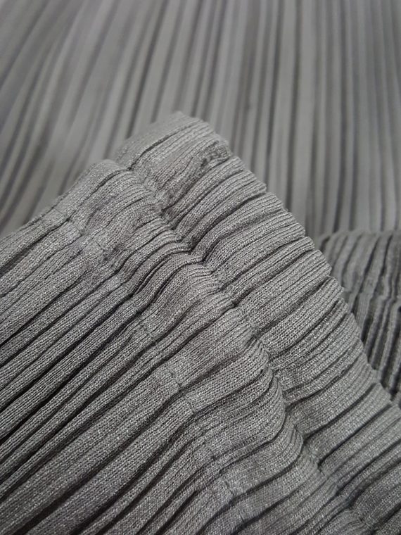 vaniitas vintage Issey Miyake Pleats Please dark beige pleated maxi skirt with front zipper 134124(0)