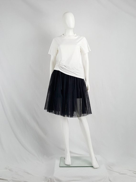vaniitas vintage Comme des Garcons Black black tulle skirt AD 2013 135603