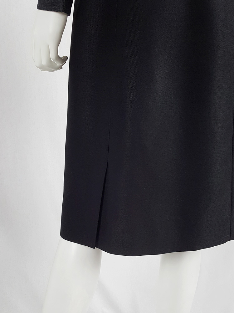 Maison Martin Margiela black backwards skirt — fall 2000 - V A N II T A S