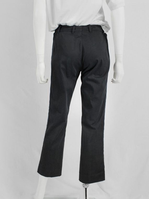 vaniitas vintage Maison Martin Margiela replica black masculine trousers spring 2006 5846