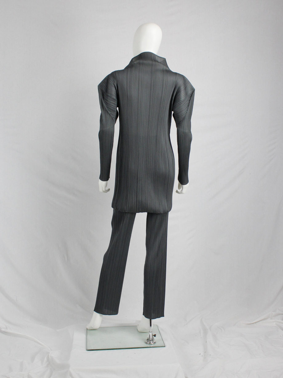 vaniitas vintage Issey Miyake Pleats Please grey trousers with fine pleats 3218