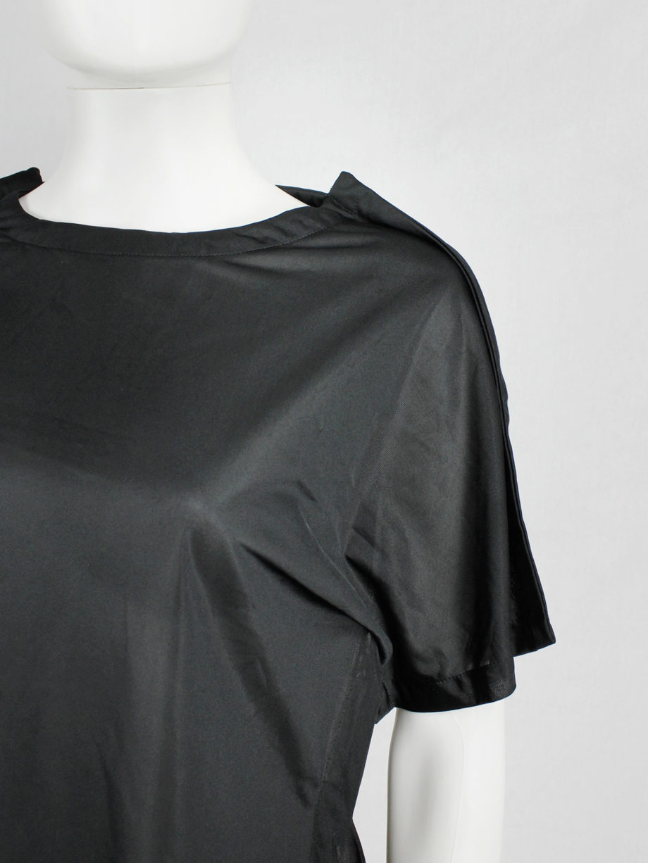 vaniitas Comme des Garcons Comme black 2D top with paperdoll design AD 2014 6911