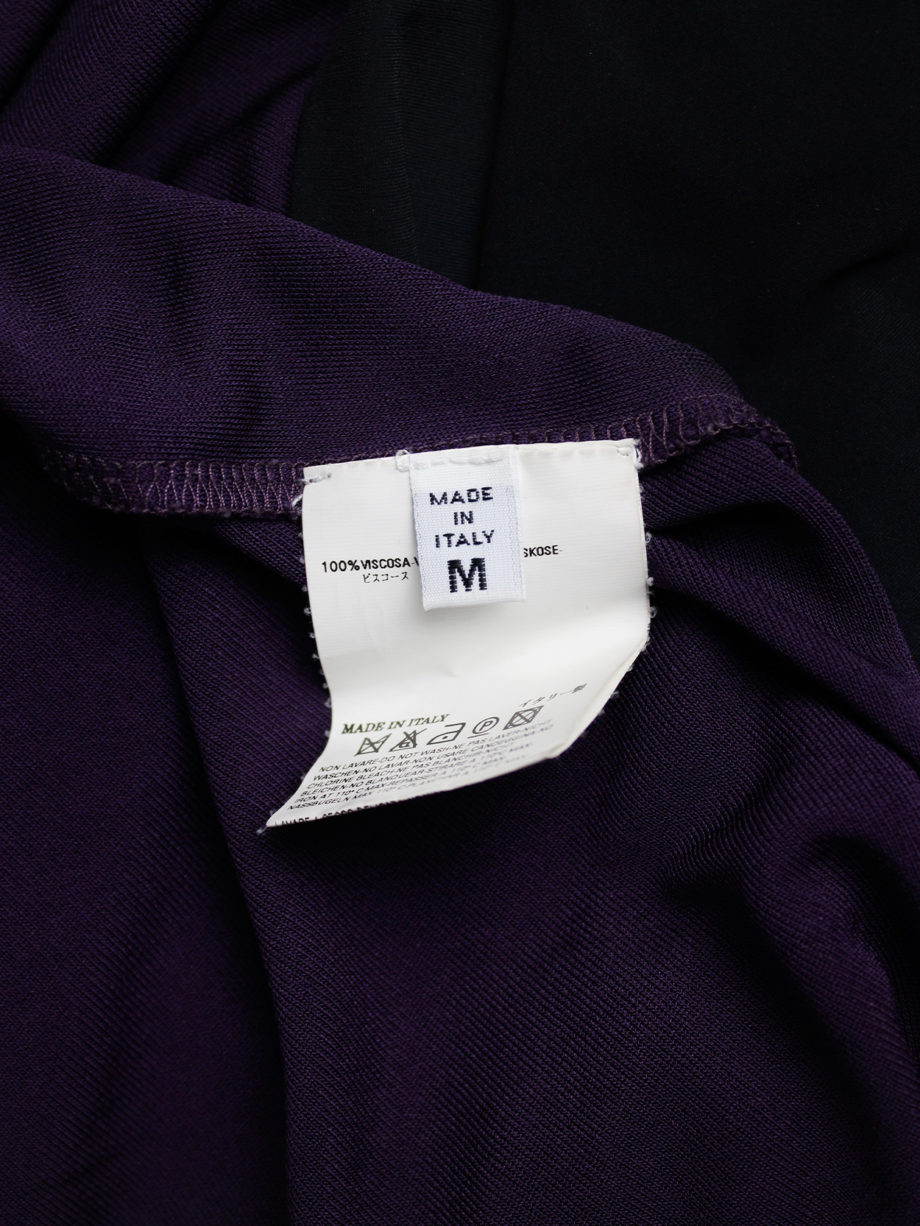 vaniitas Maison Martin Margiela purple circular jumper fall 2007 909