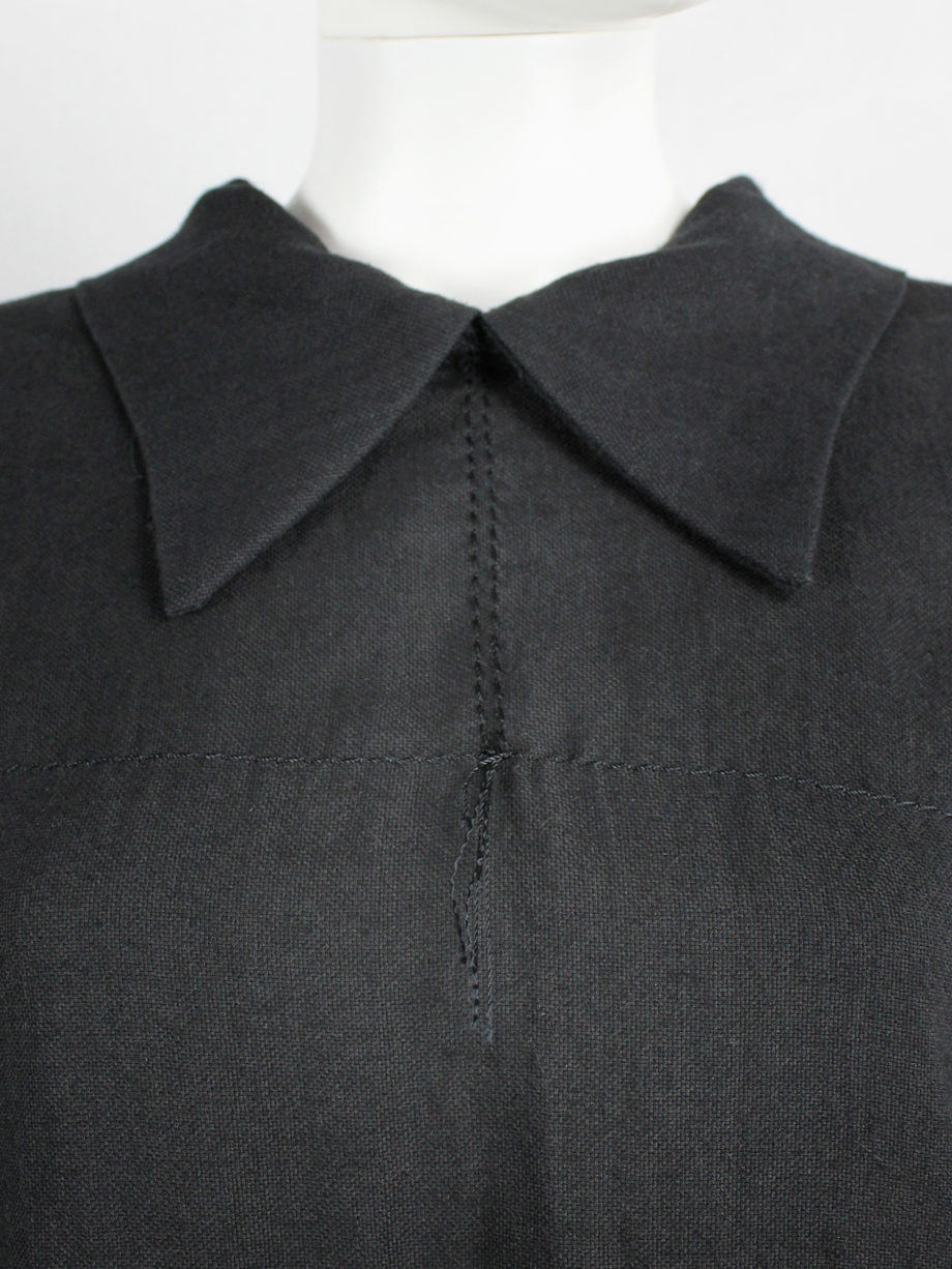 vaniitas vintage Maison Martin Margiela black jacket reproduced from a doll’s wardrobe — spring 1999 7353
