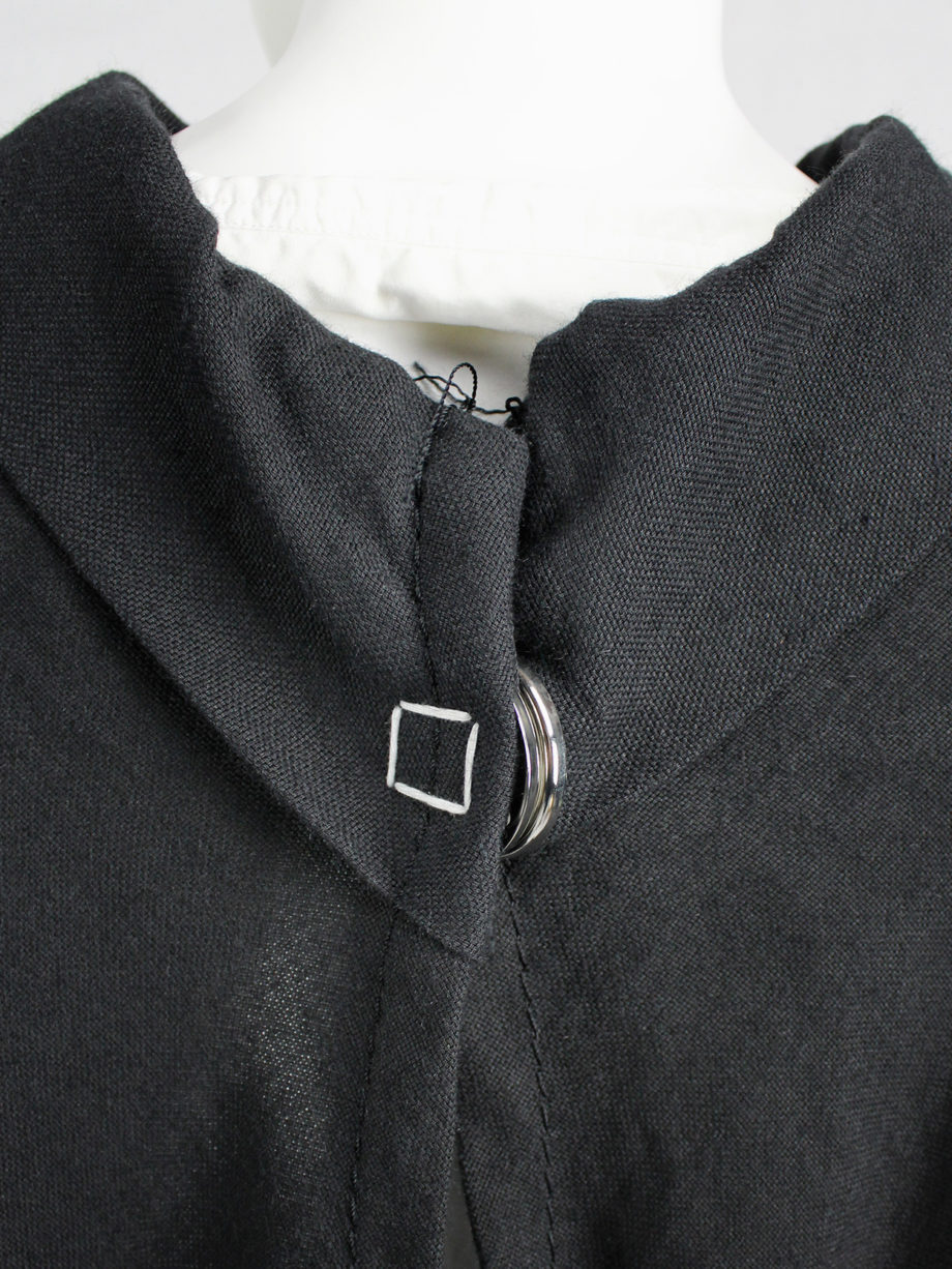 vaniitas vintage Maison Martin Margiela black jacket reproduced from a doll’s wardrobe — spring 1999 7421
