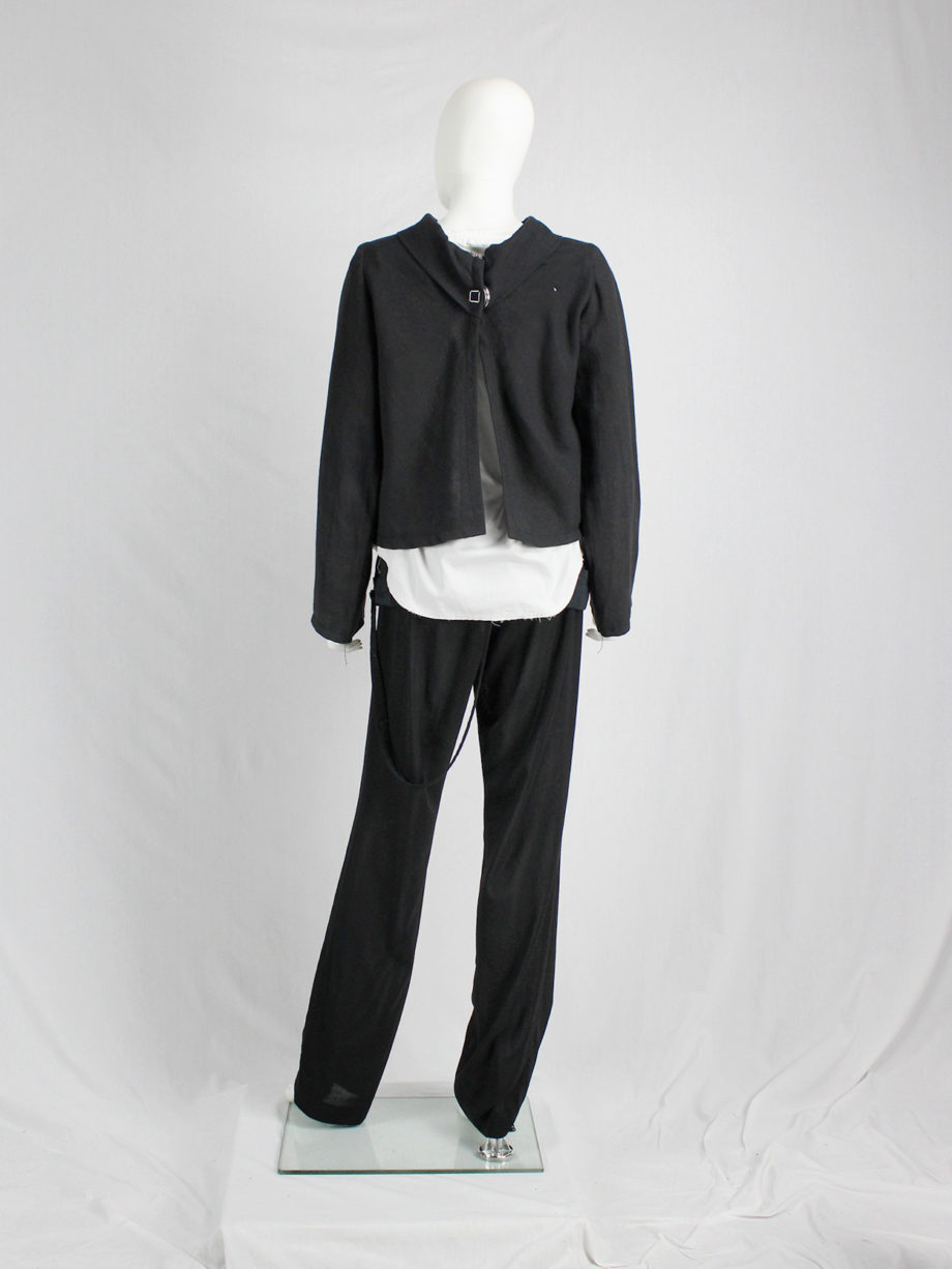 vaniitas vintage Maison Martin Margiela black jacket reproduced from a doll’s wardrobe — spring 1999 7435