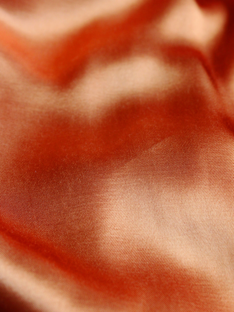 vaniitas Maison Martin Margiela orange seat cover skirt fall 2006 (13)