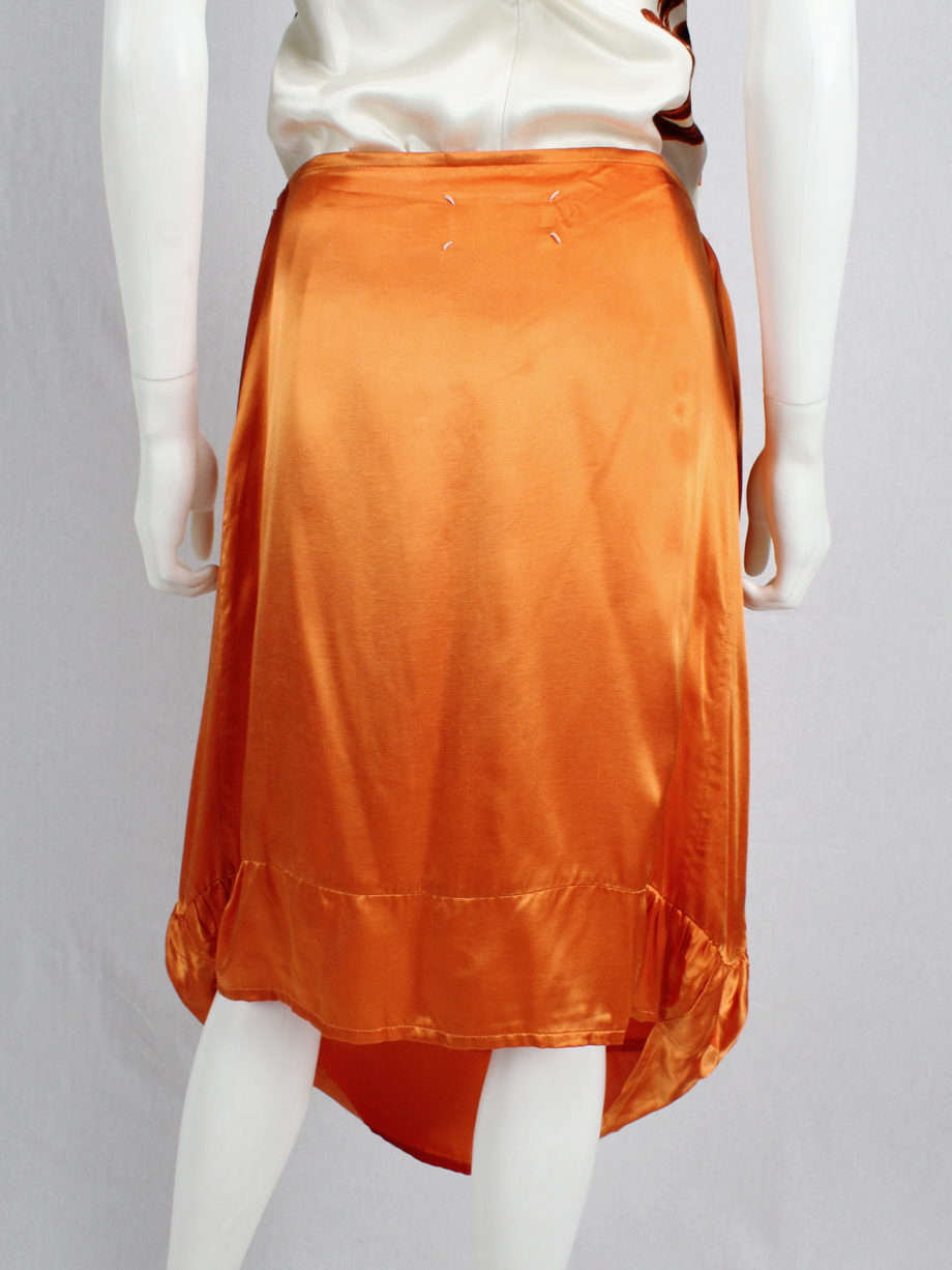 vaniitas Maison Martin Margiela orange seat cover skirt fall 2006 (6)