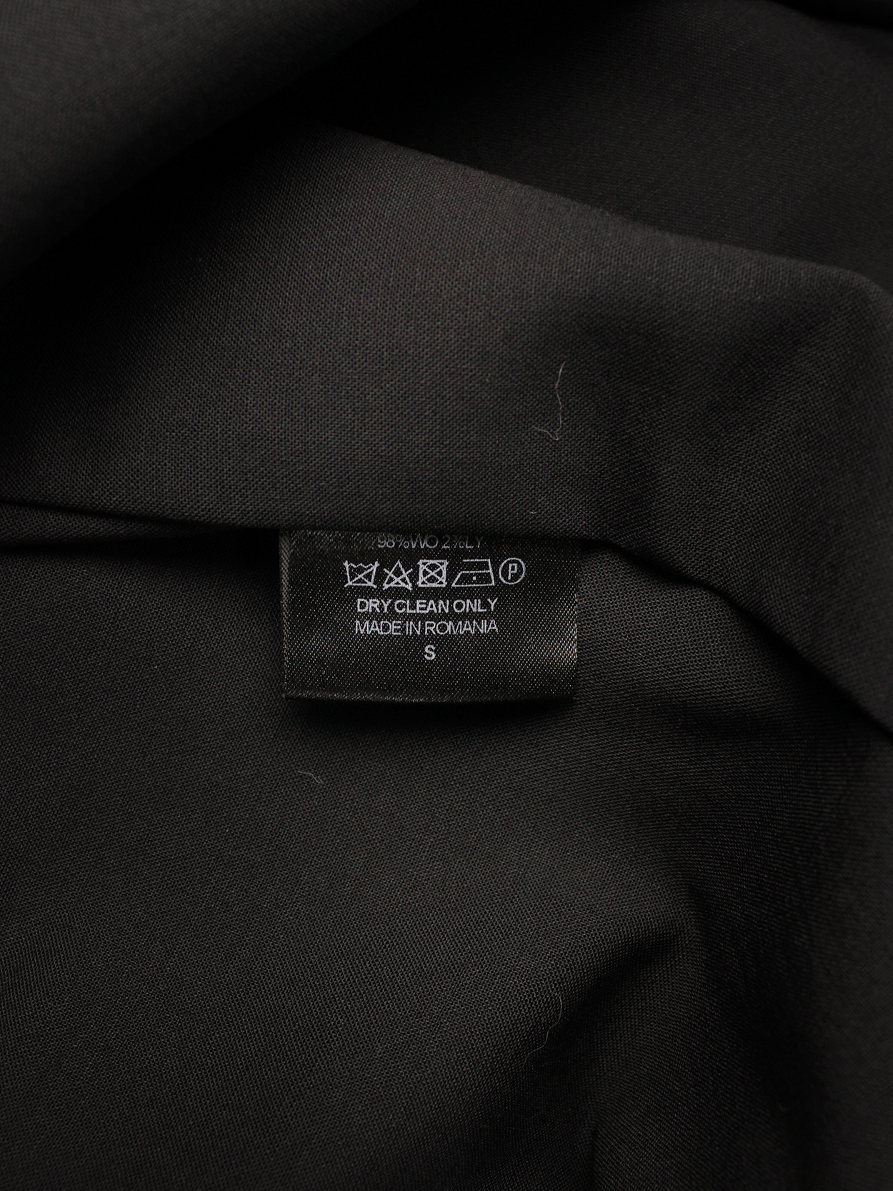 A.F. Vandevorst black asymmetric coat with draped volume - V A N II T A S
