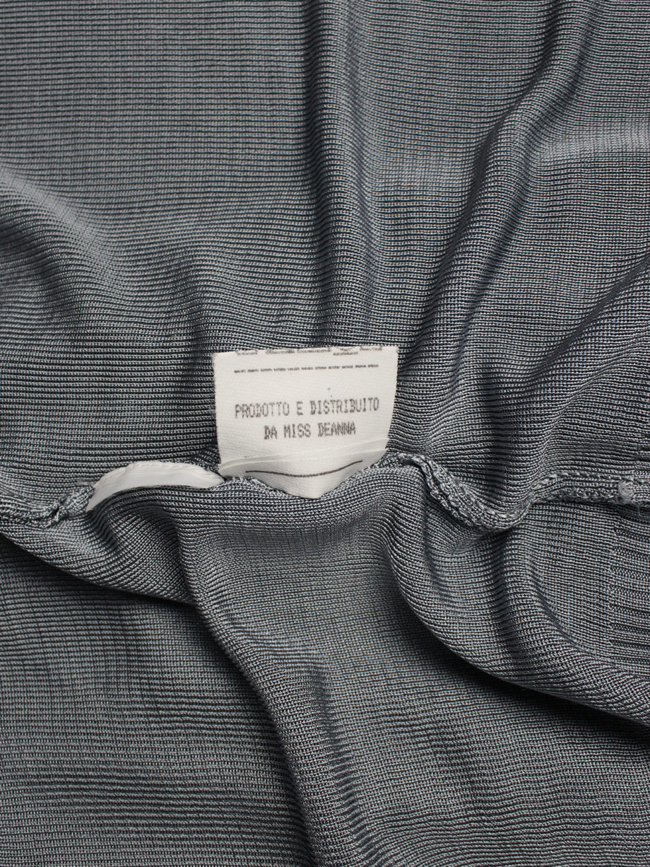 vaniitas Maison Martin Margiela blue jumper with the sleeves pulled inside out 1997 (13)