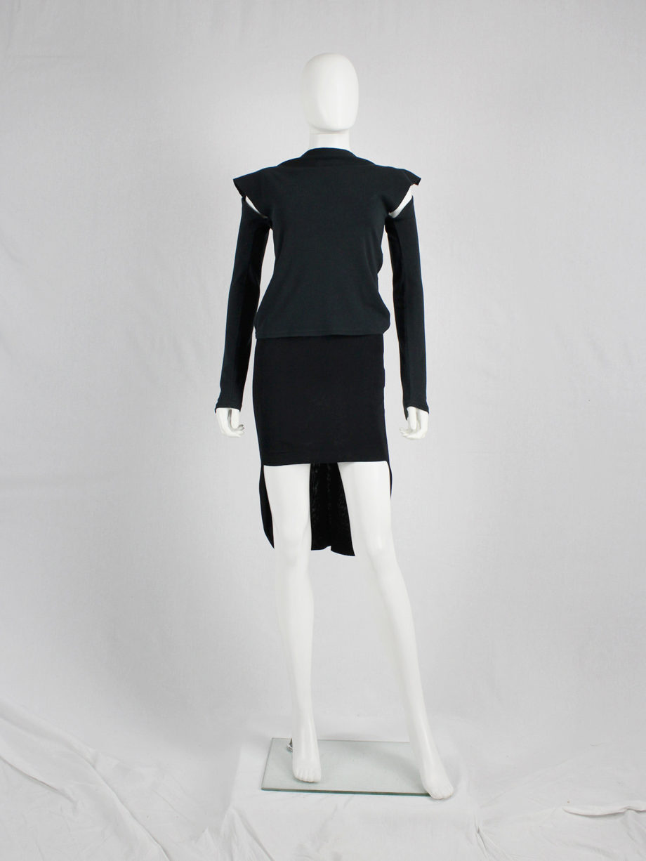 vaniitas Maison Martin Margiela skirt or top with high-low hemline spring 2008 (2)