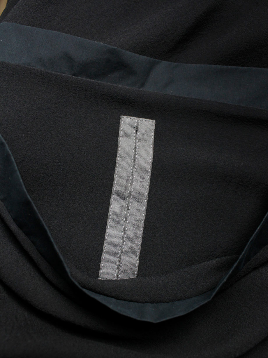 vaniitas Rick Owens RELEASE black set of geometric top and shorts runway spring 2010 (16)