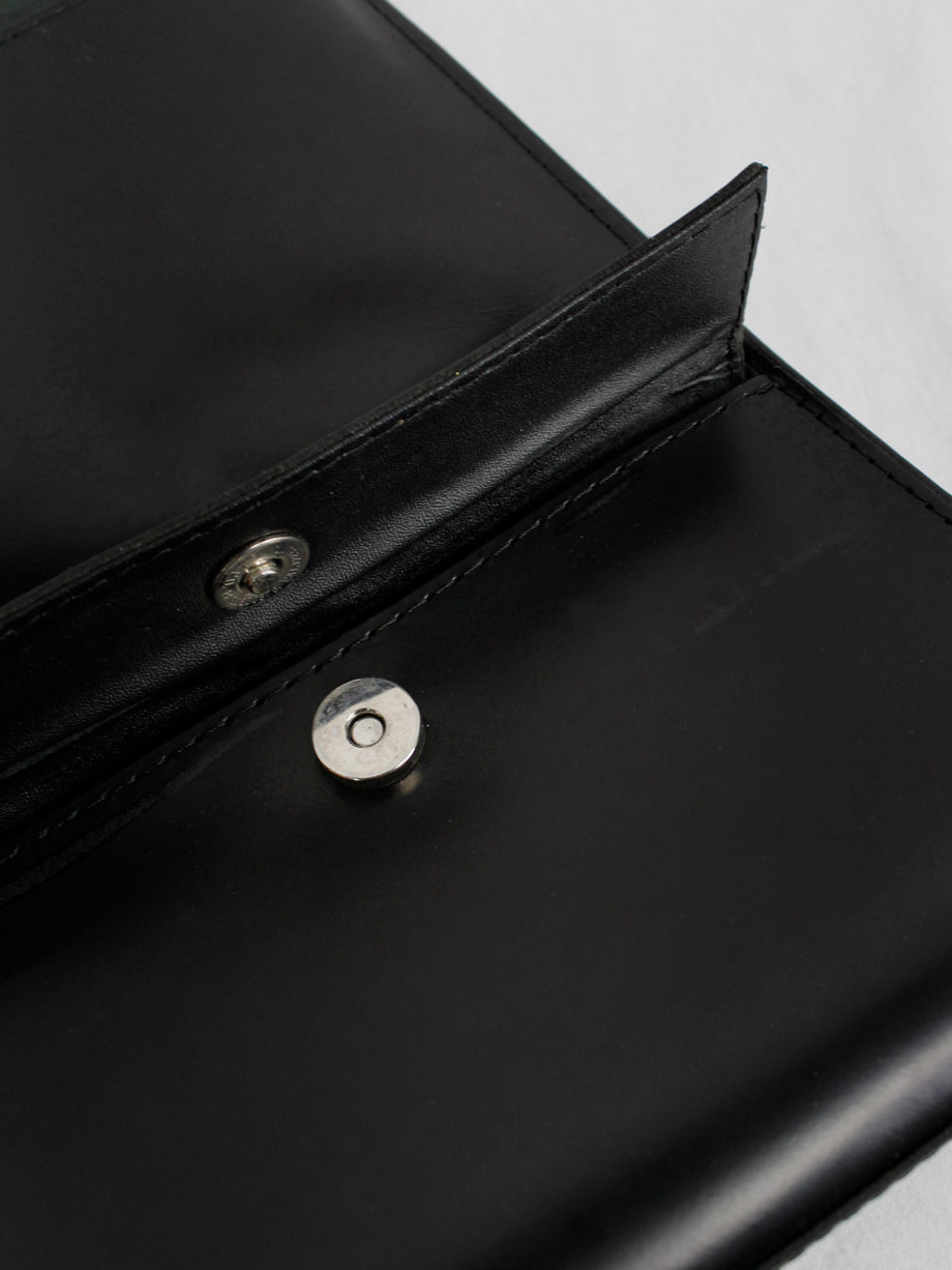 vaniitas vintage Ys Yohji Yamamoto black leather backpack (17)