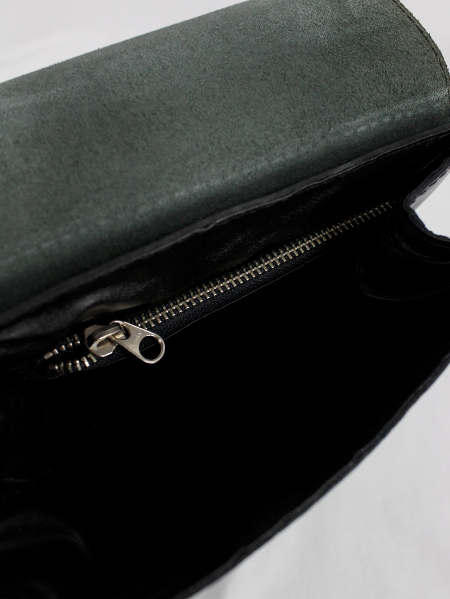 vaniitas vintage Ys Yohji Yamamoto black leather backpack (18)