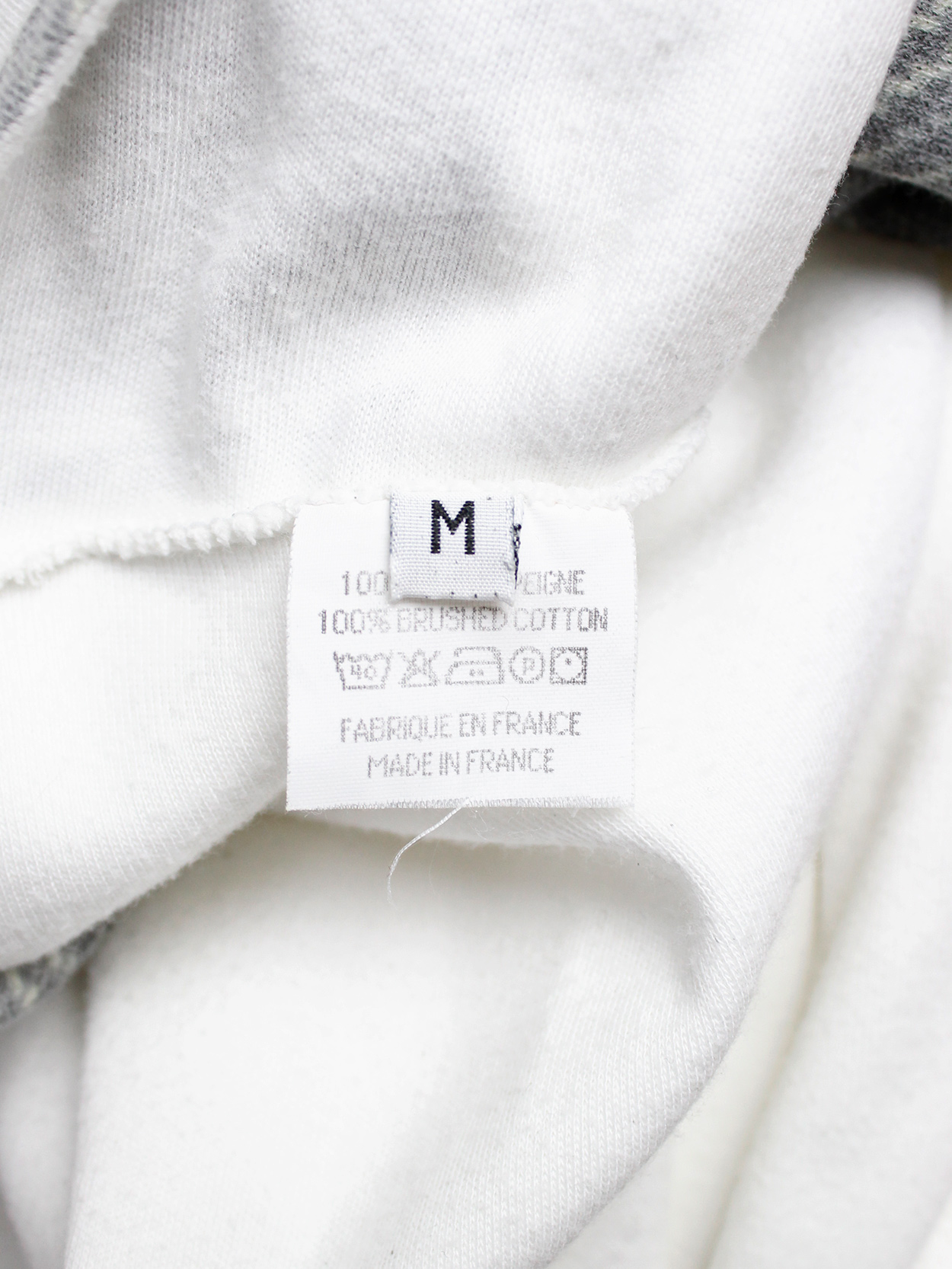 Maison Martin Margiela artisanal jumper with printed grey texture ...