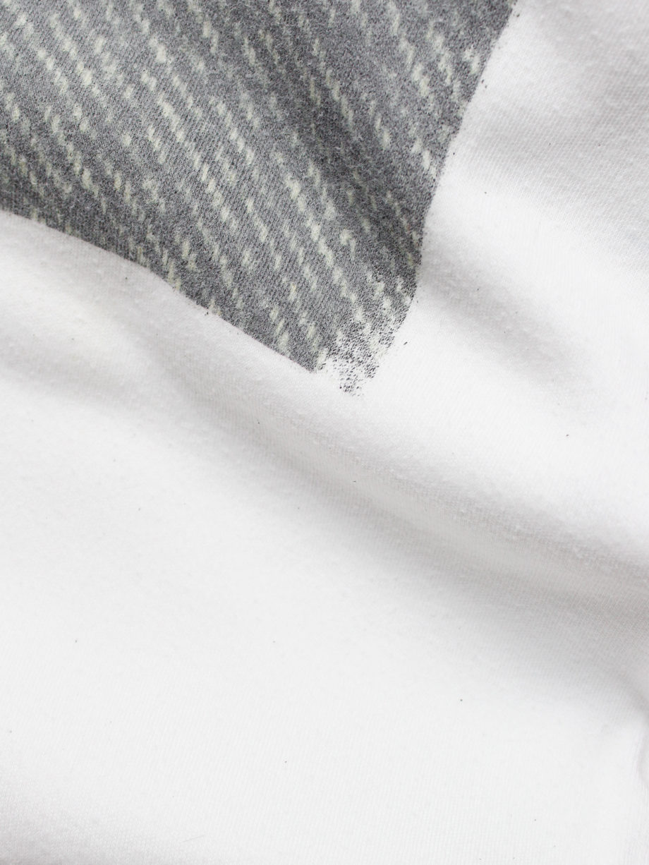 Maison Martin Margiela artisanal jumper with printed grey texture (3)