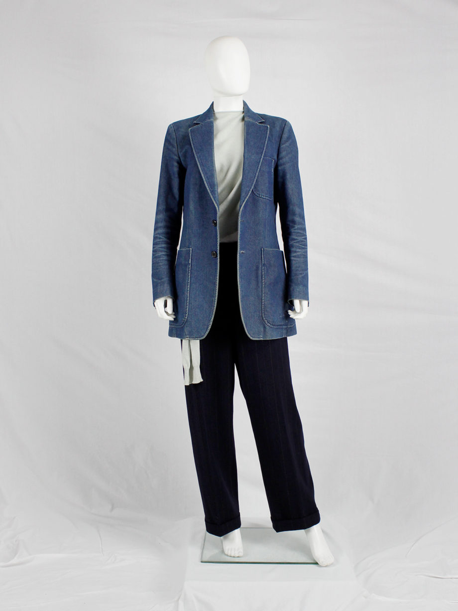 Maison Martin Margiela denim reproduction of a 1970s mans jacket — spring 1999 (1)