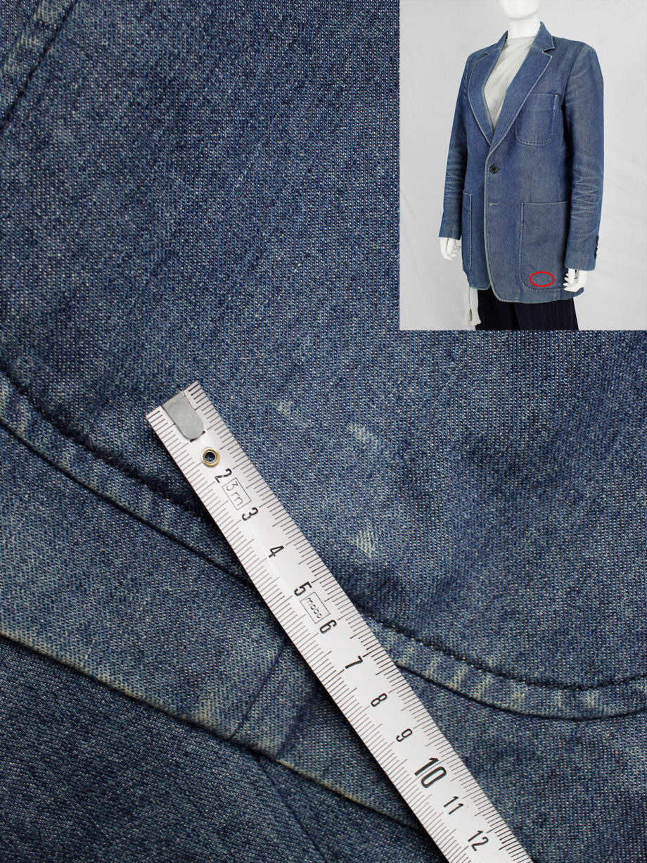 Maison Martin Margiela denim reproduction of a 1970s mans jacket — spring 1999 (12)