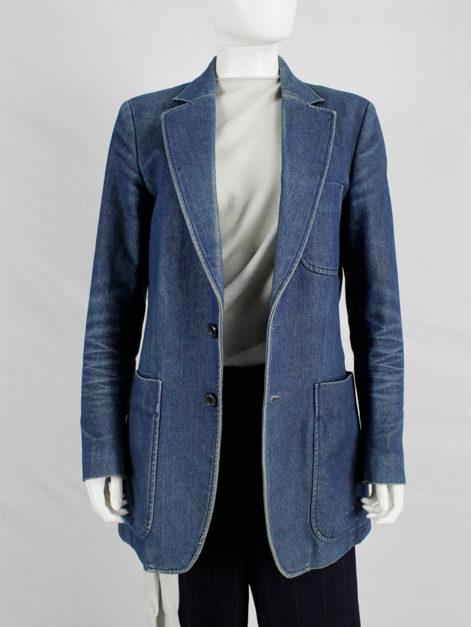Maison Martin Margiela denim reproduction of a 1970s mans jacket — spring 1999 (2)