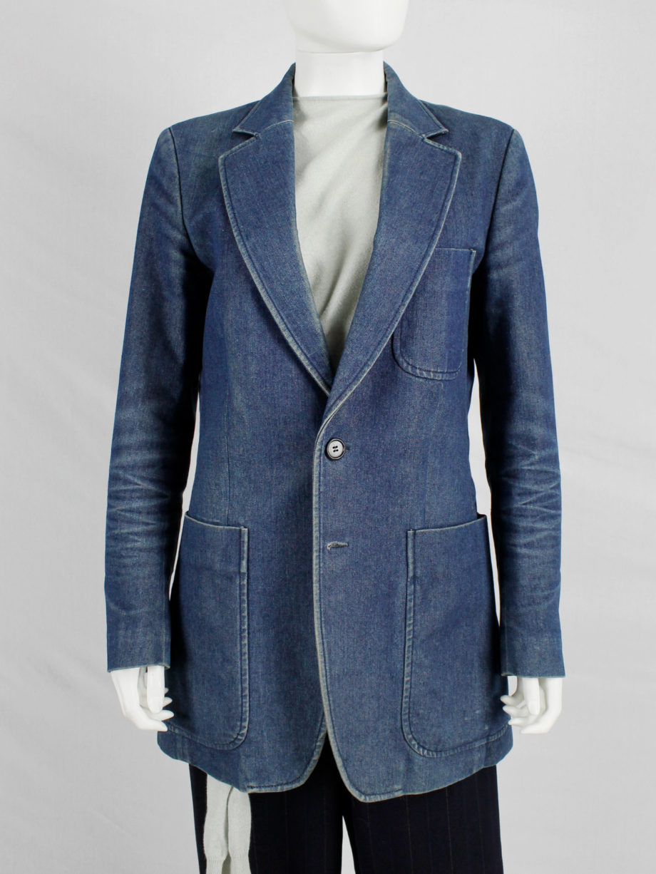 Maison Martin Margiela denim reproduction of a 1970s mans jacket — spring 1999 (3)