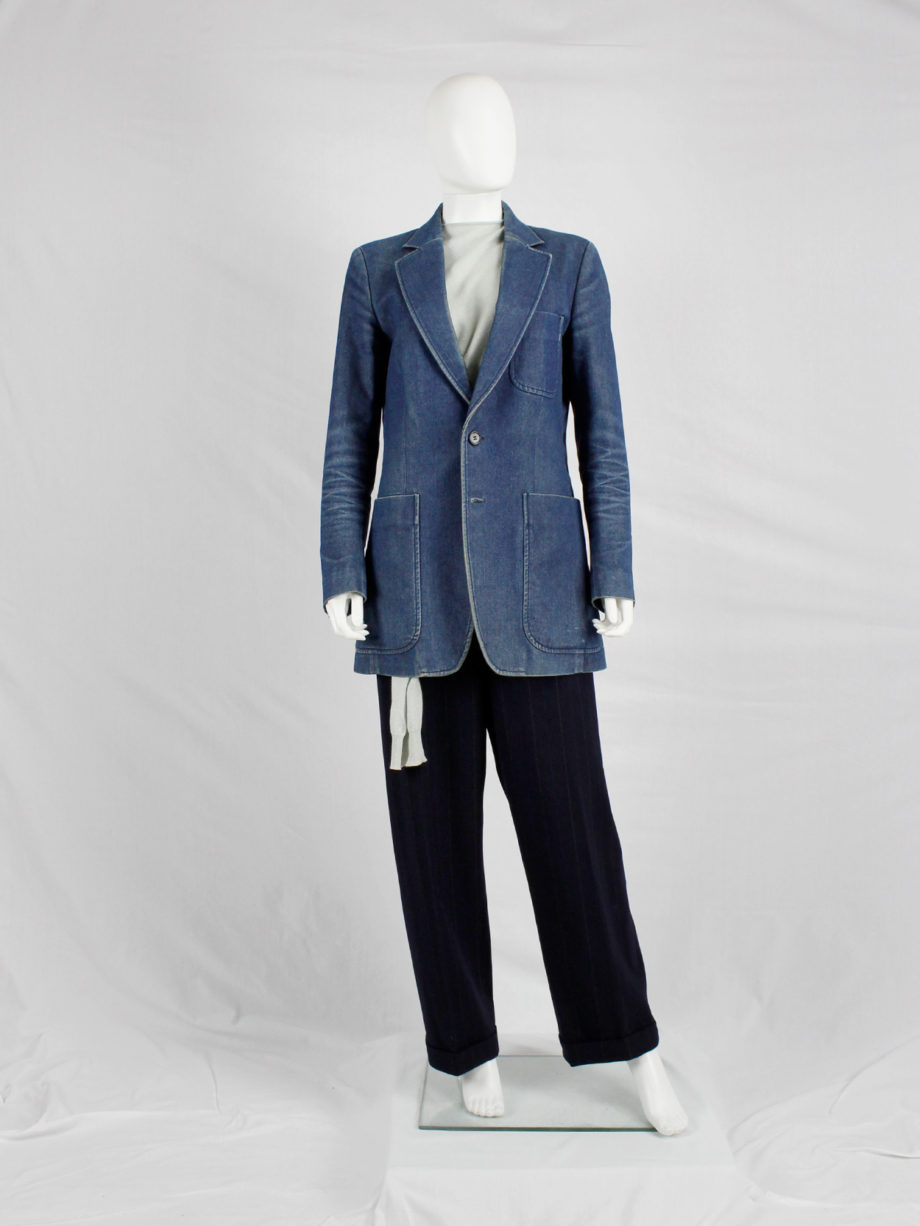 Maison Martin Margiela denim reproduction of a 1970s mans jacket — spring 1999 (6)