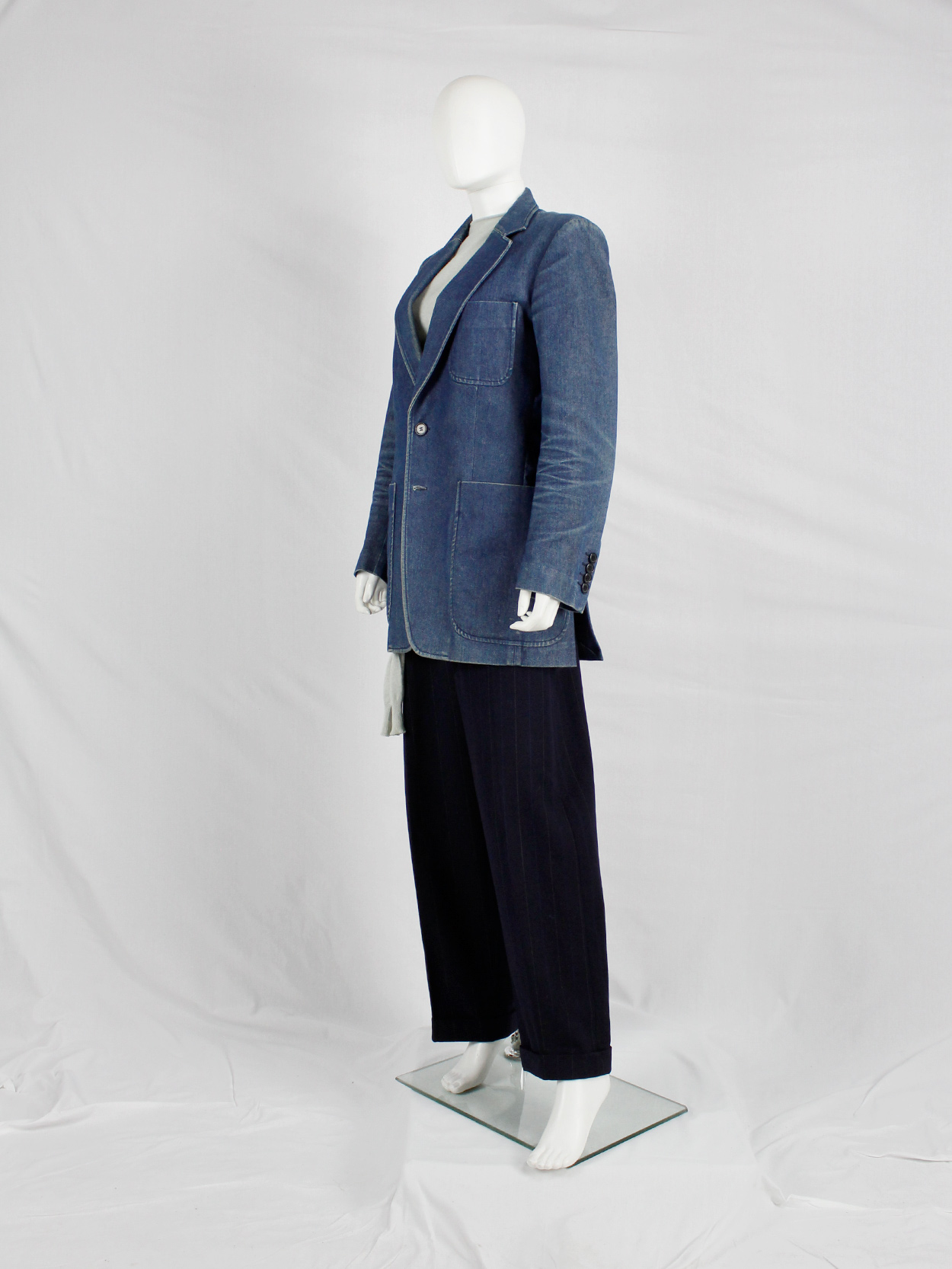 Maison Martin Margiela denim reproduction of a 1970s mans jacket — spring 1999 (7)