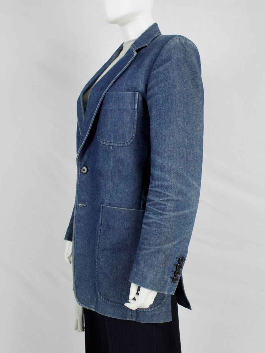 Maison Martin Margiela denim reproduction of a 1970s mans jacket — spring 1999 (8)