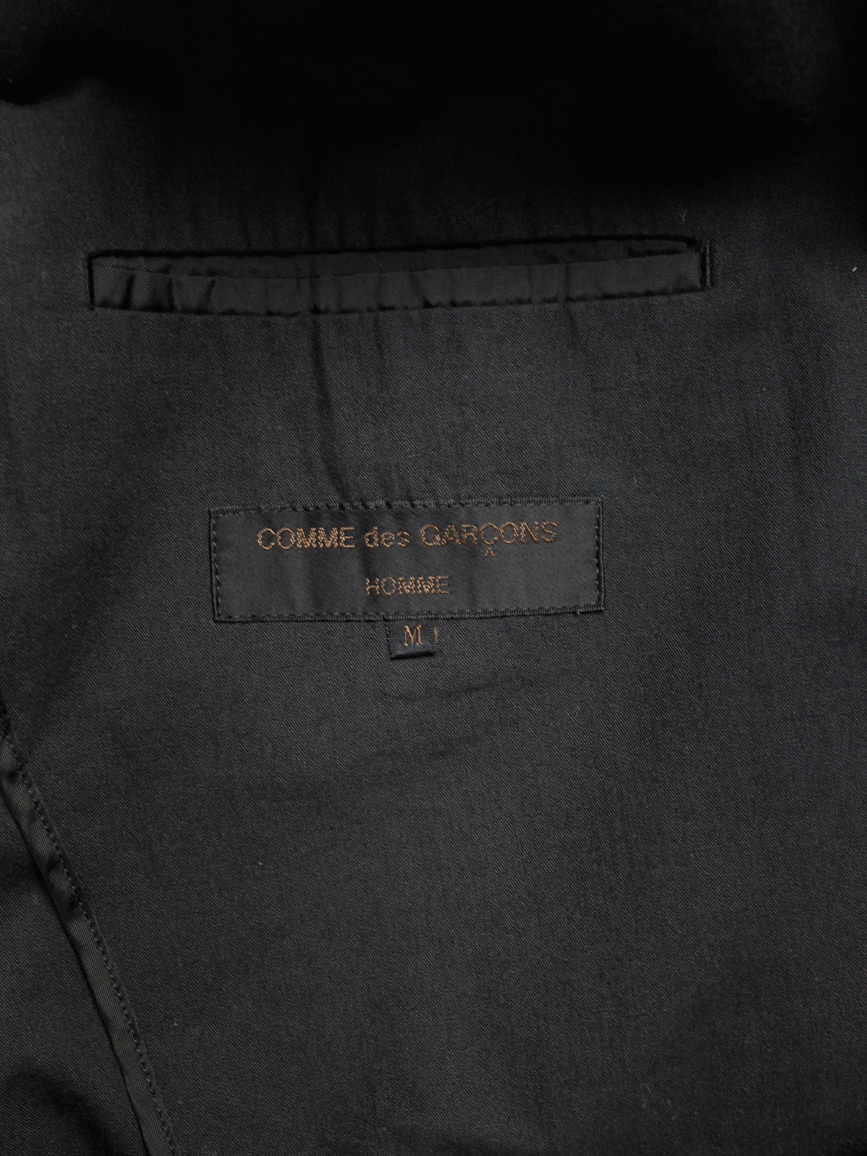 vintage Comme des Garcons Homme black minimalist blazer 1980s 80s (13)