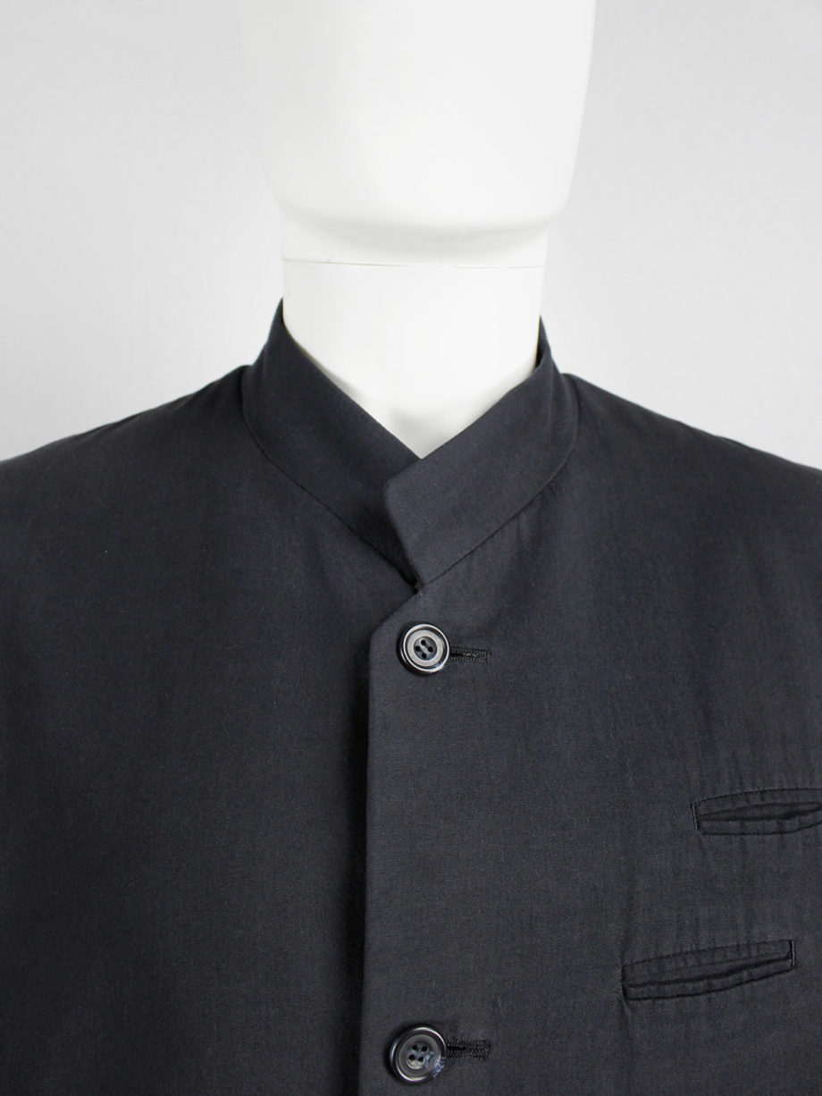 vintage Comme des Garcons Homme black minimalist blazer 1980s 80s (4)