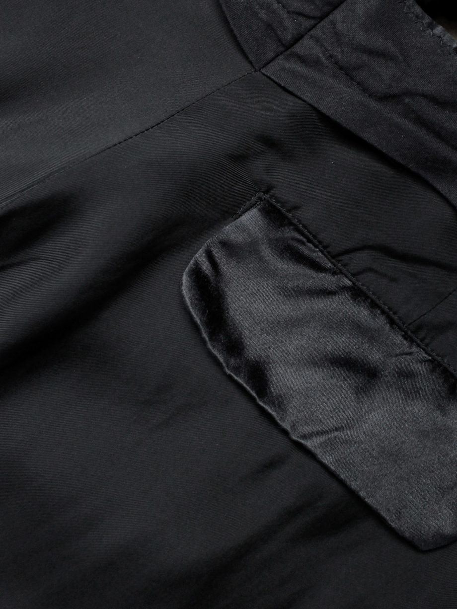 Maison Martin Margiela black trousers worn inside-out spring 2005 (10)