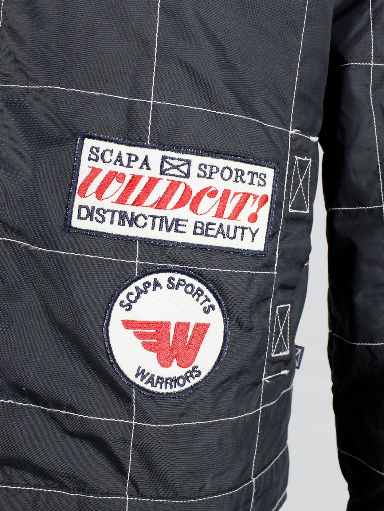 Walter Van Beirendonck for Scapa dark blue 'Formula 1' jacket with 