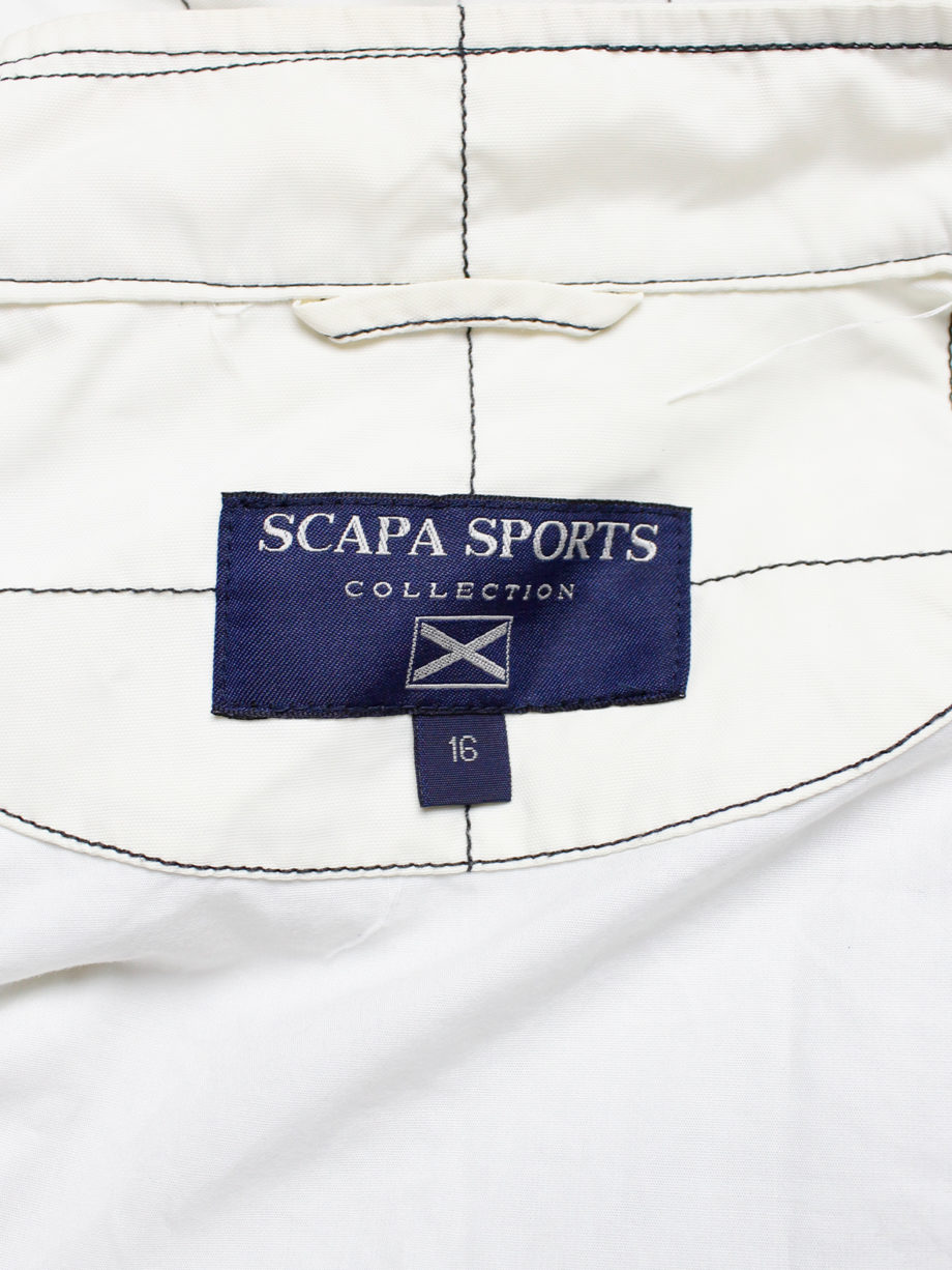 Walter Van Beirendonck for Scapa white ‘Formula 1’ racing jacket with patches (9)
