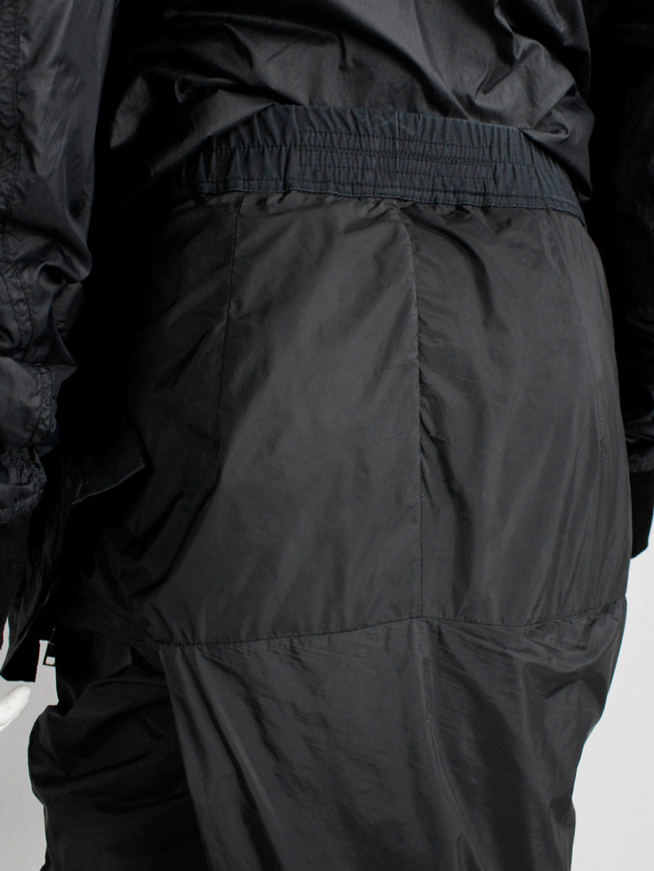 Rick Owens ISLAND black midi-length pillar skirt with back slit spring 2013 (2)