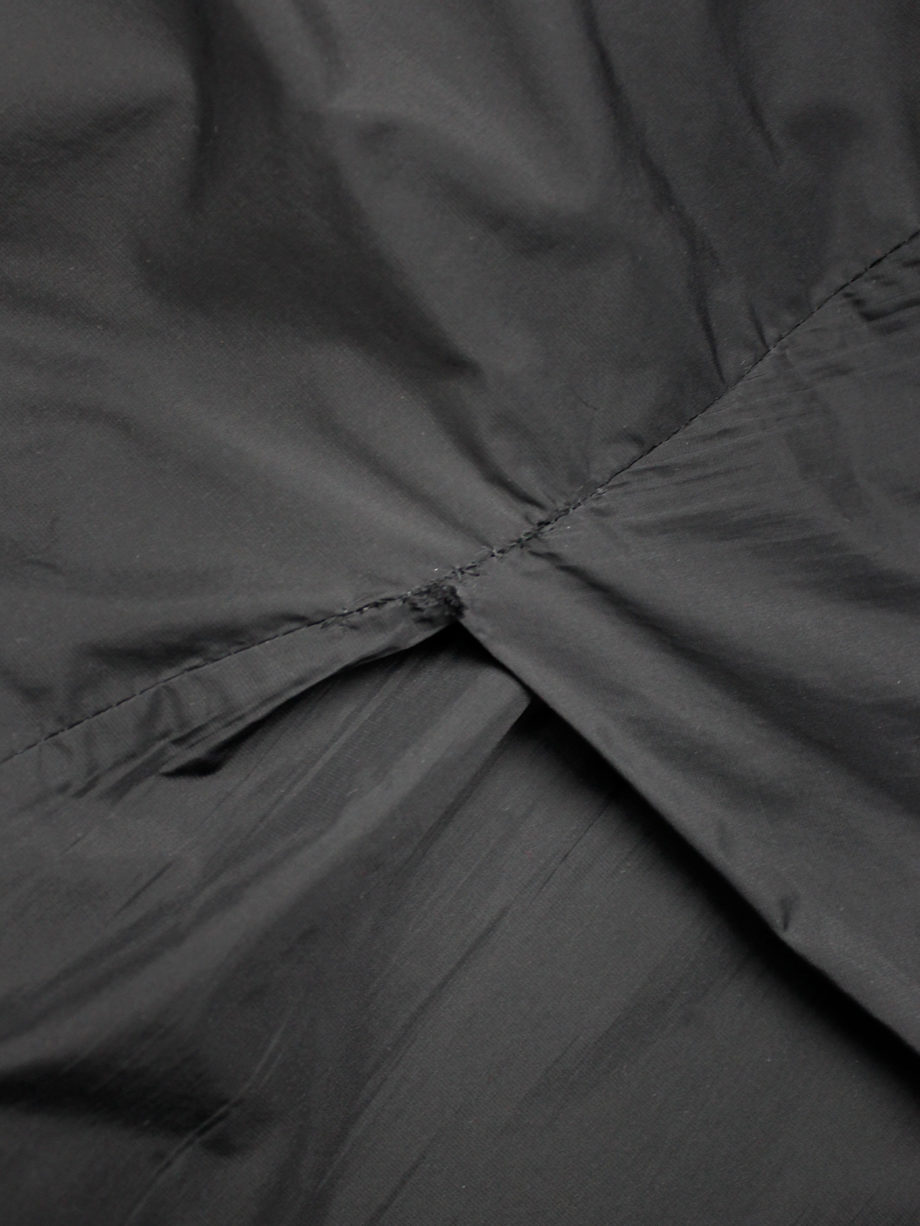 Rick Owens ISLAND black midi-length pillar skirt with back slit spring 2013 (4)