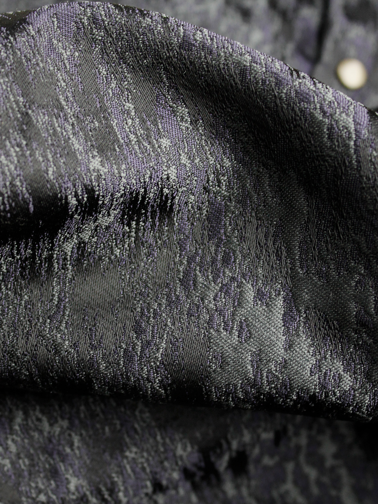 af Vandevorst purple brocade top and trousers with bronze studs runway spring 2014 (20)