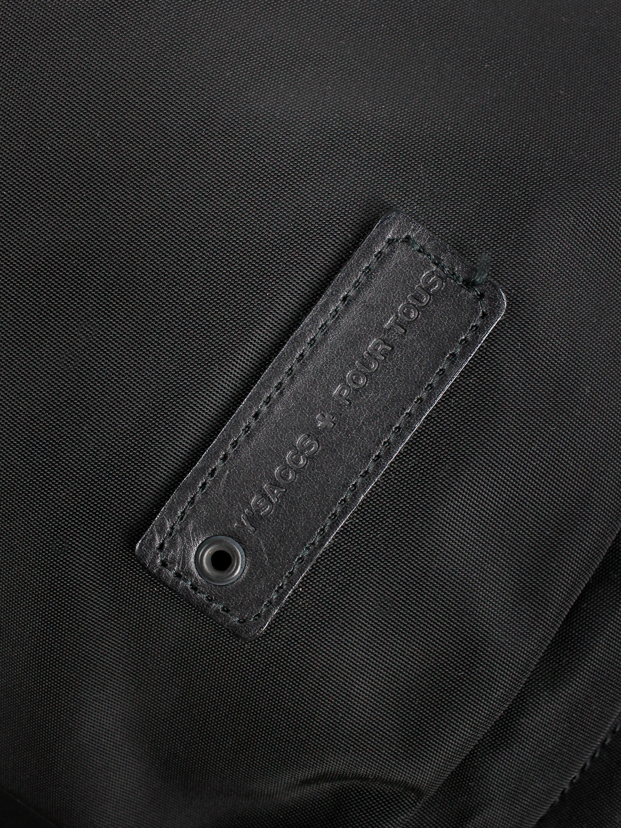 Y'SACCS Pour Tous black duffle bag with utility straps — 1990's - V A N ...
