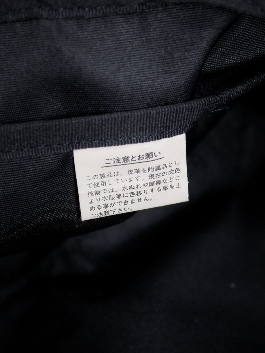 yohji yamamoto yACCS Pour Tous black duffle bag with utility straps 90s (16)