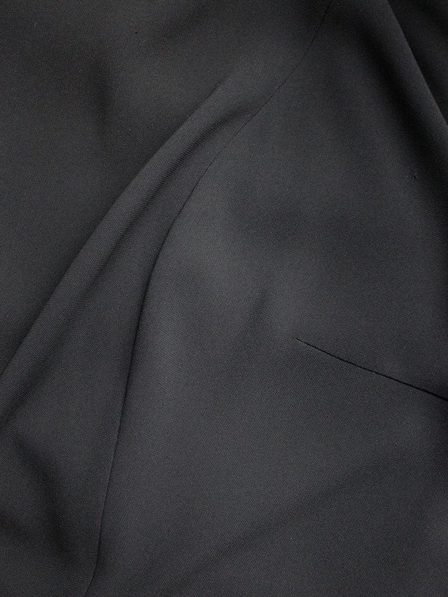 Maison Martin Margiela black extremely oversized dress in a size 64 fall 2000 (2)