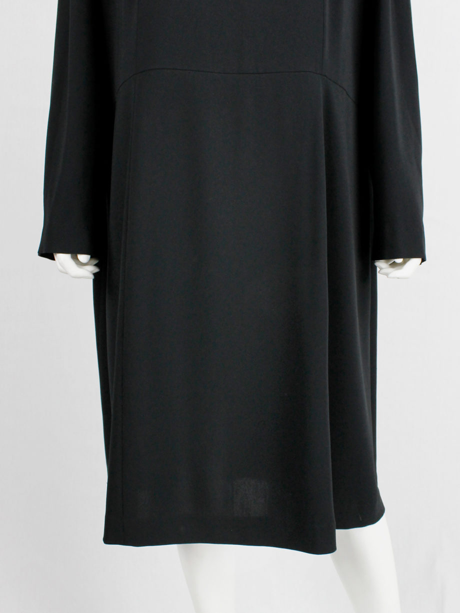 Maison Martin Margiela black extremely oversized dress in a size 64 fall 2000 (9)