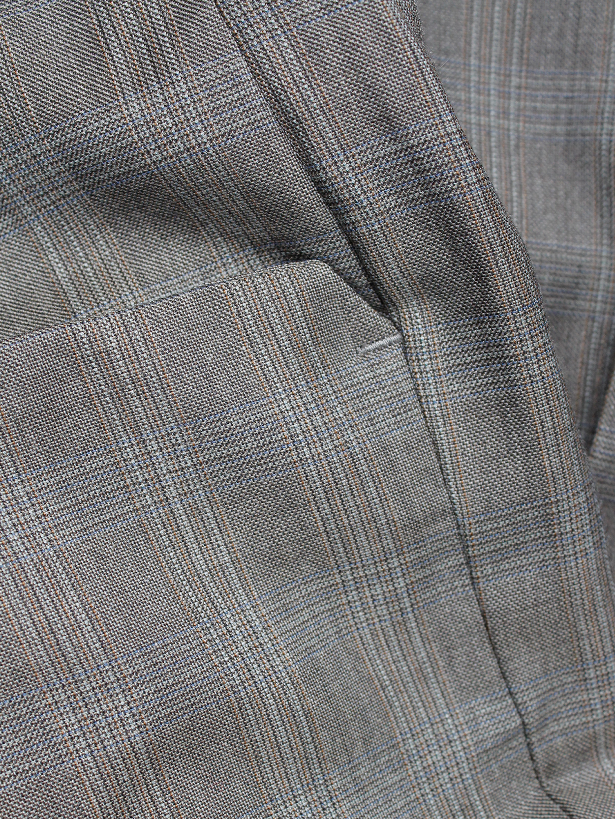 Maison Martin Margiela brown tartan trousers with side belt detail ...