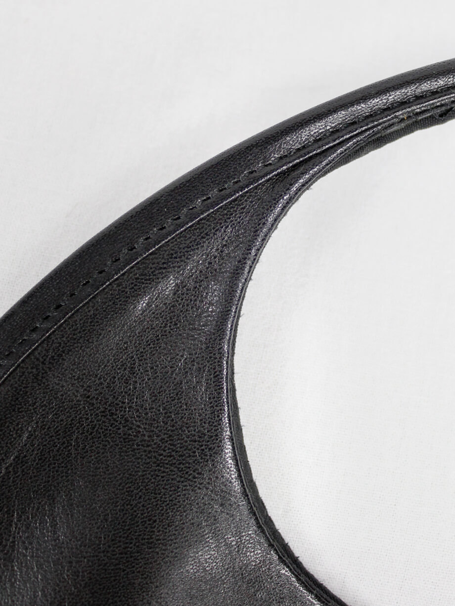 1990s YSACCS Pour Tous black circle shaped handbag (10)