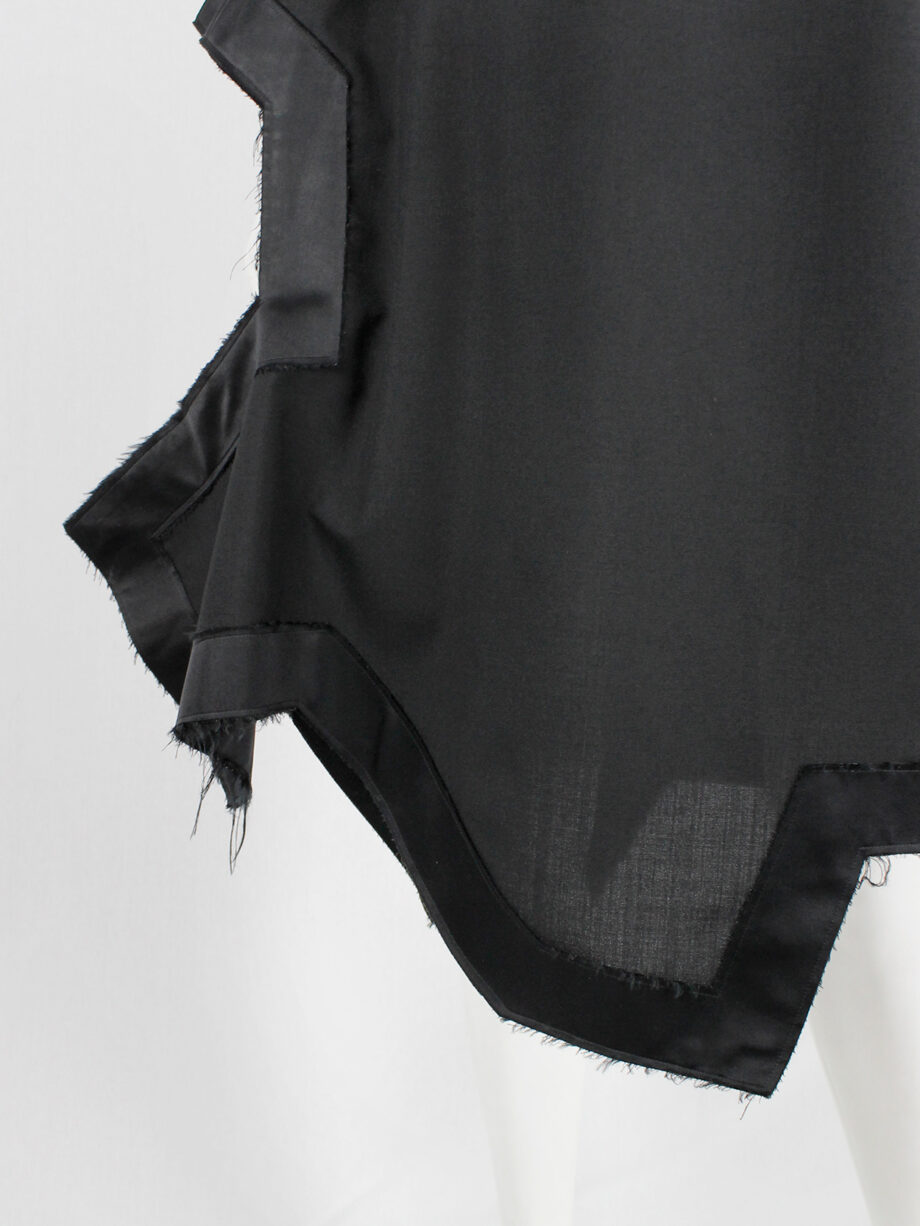 Comme des Garçons black geometric two-dimensional paperdoll dress fall 2012 (10)