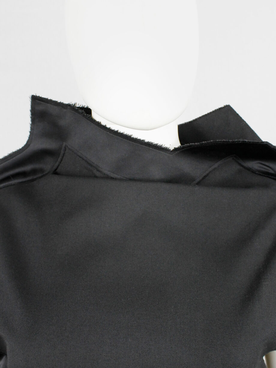 Comme des Garçons black geometric two-dimensional paperdoll dress fall 2012 (12)