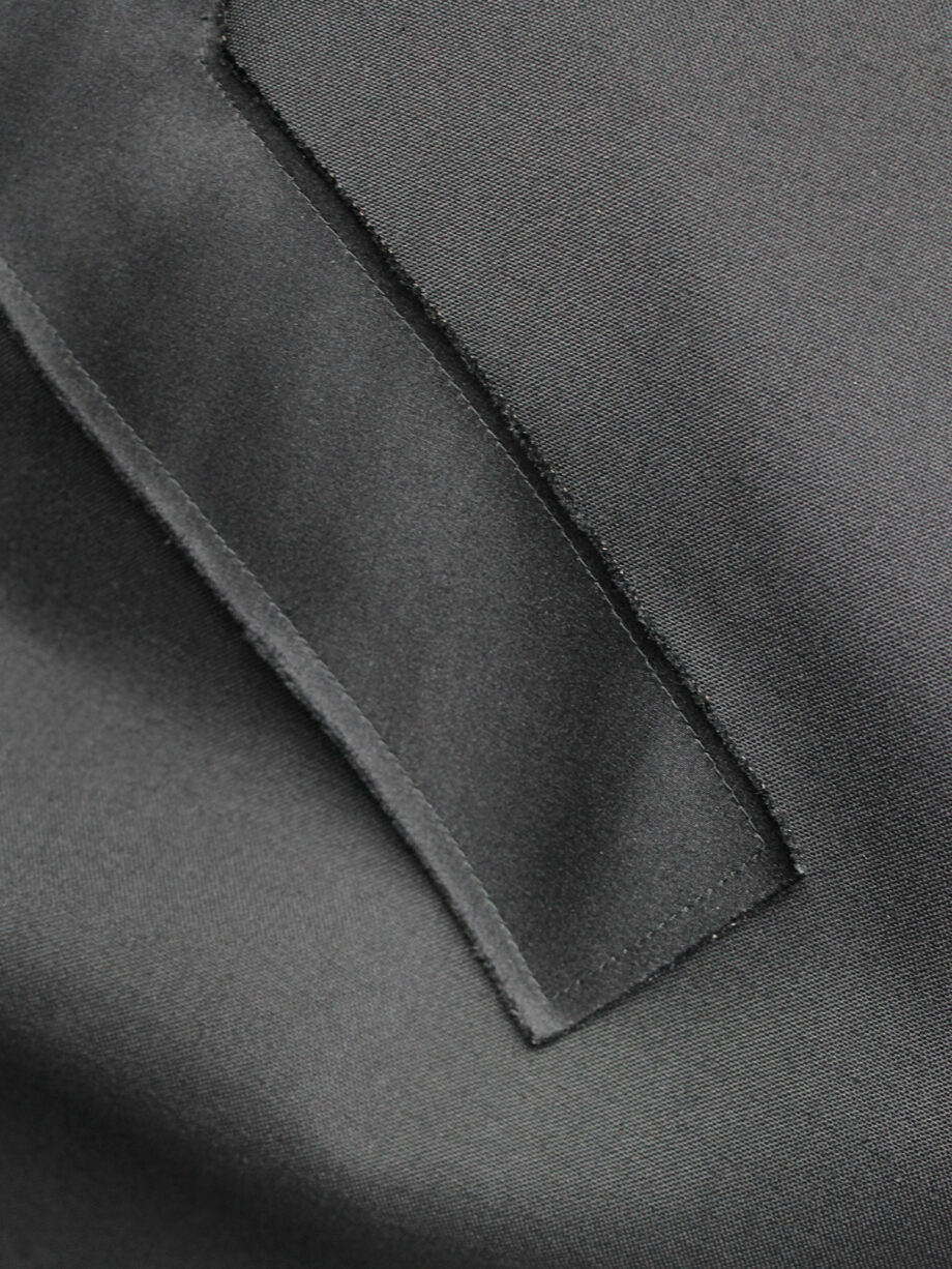 Comme des Garçons black geometric two-dimensional paperdoll dress fall 2012 (4)