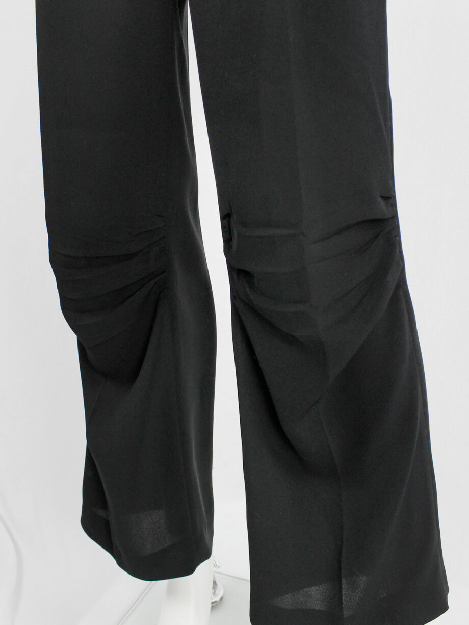 Maison Martin Margiela black trousers with seemingly stretched out knees fall 1996 (12)